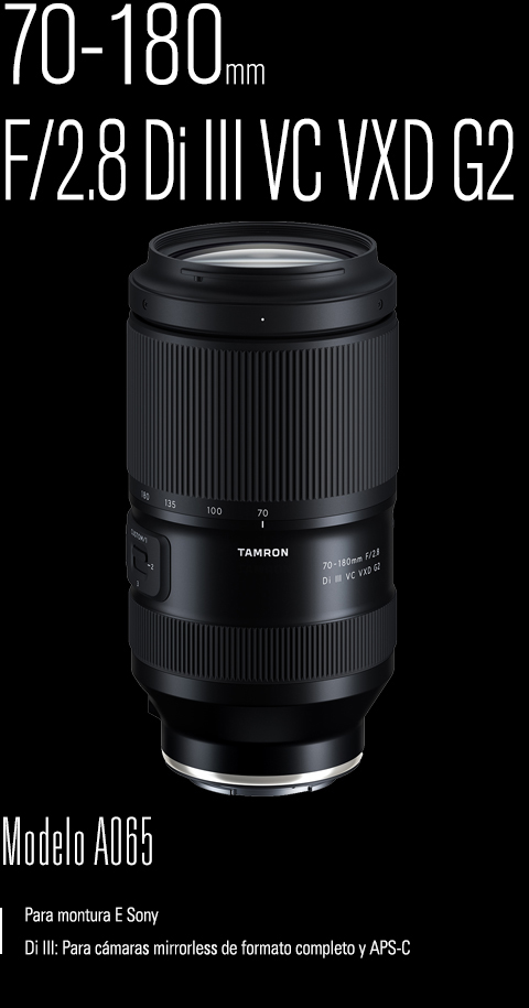 Lente Tamron 70-300mm f4.5-6.3 Di III RXD para montura Sony E